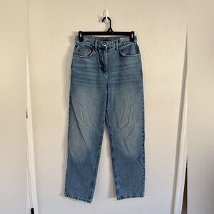 Collusion Straight Leg Jeans 28/32 High Rise Light Wash Denim Women’s Size